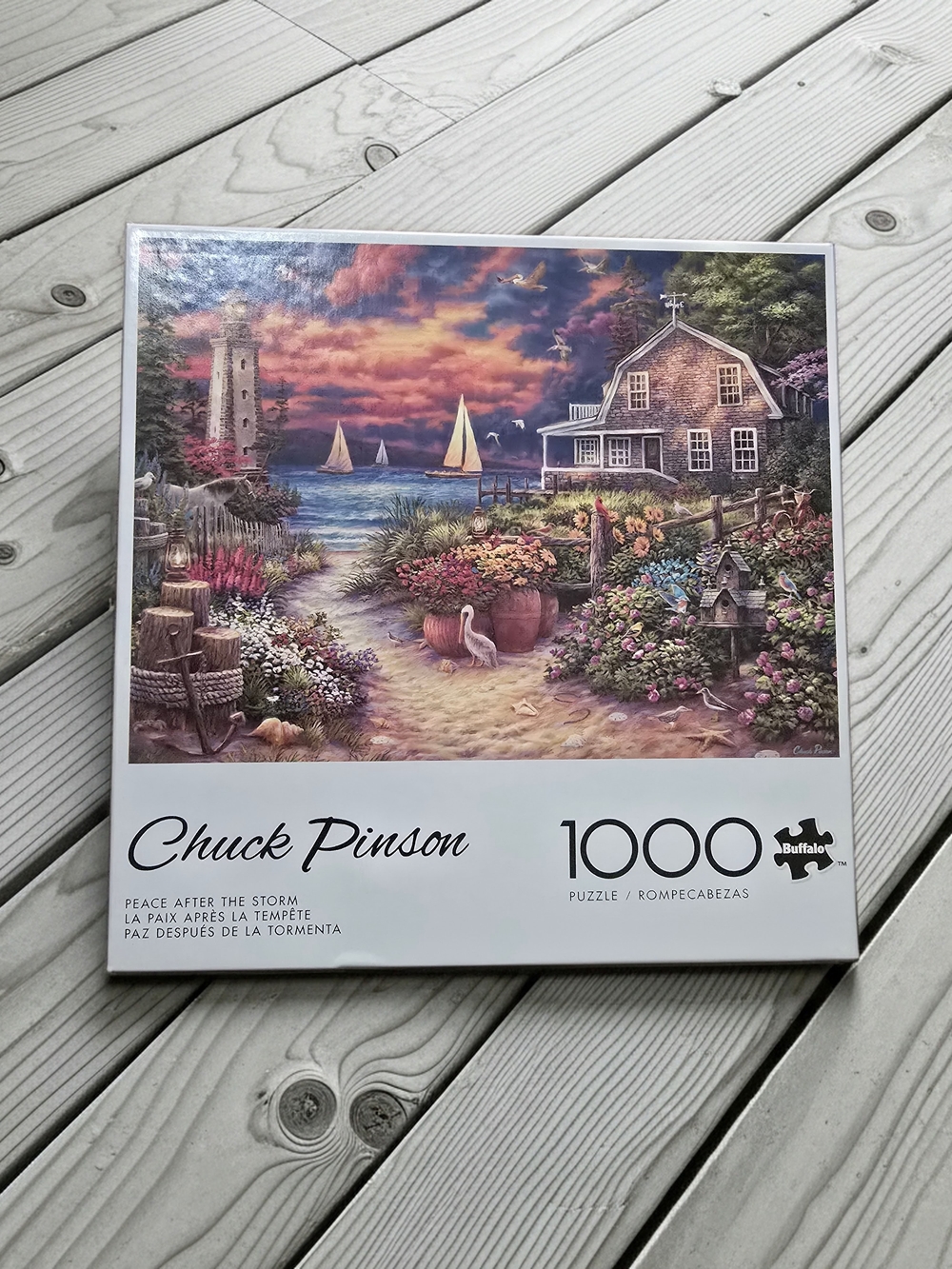 'Peace After the Storm' 1000-Piece Jigsaw Puzzle - Multicolor
